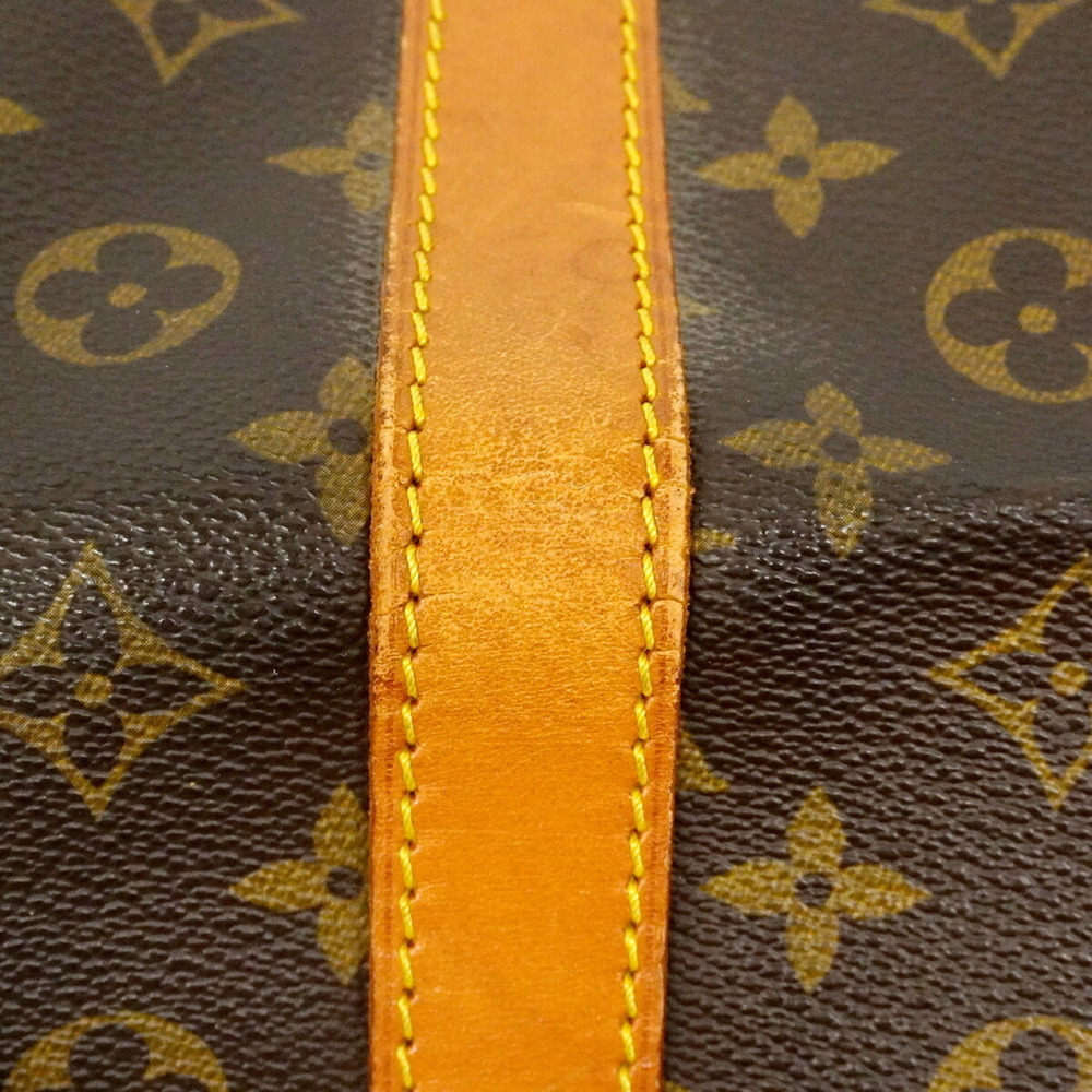 LOUIS VUITTON Authentic Brown Monogram Keepall 60 Boston Bag - Picture 13 of 15